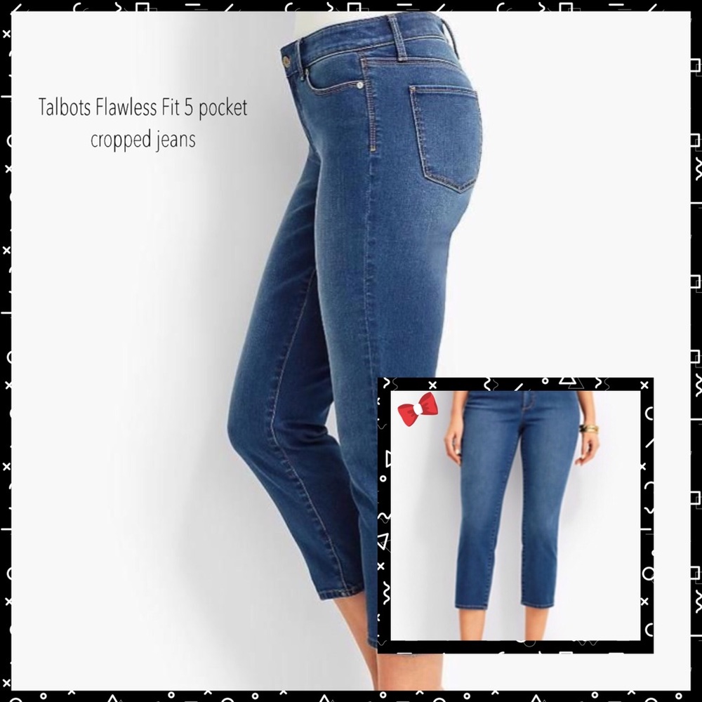 Talbots Flawless Fit 5 Pocket Cropped Jeans